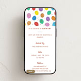 "Floating Balloons" - Online Kids Birthday Invitations in Cloud by Becky Nimoy - Mobile layout