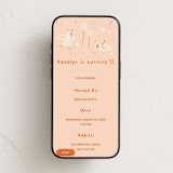 "Goose Goose" - Online Kids Birthday Invitations in Blush by Zove Ahhh - Mobile layout