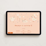"Goose Goose" - Online Kids Birthday Invitations in Blush by Zove Ahhh - Desktop layout
