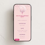 "Confetti Balloon" - Online Kids Birthday Invitations in Bubblegum by Kelly Williams - Mobile layout