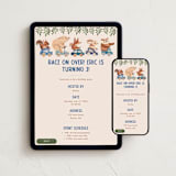"woodland cars" - Online Kids Birthday Invitations in Boulevard by Vivian Yiwing - Mobile + desktop layout