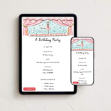 "Ballerina On Stage" - Online Kids Birthday Invitations in White by Becky Nimoy - Mobile + desktop layout