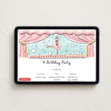 "Ballerina On Stage" - Online Kids Birthday Invitations in White by Becky Nimoy - Desktop layout