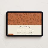 "El Ranchero" - Online Kids Birthday Invitations in Rust by Ani Somi - Desktop layout