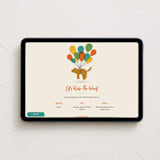 "balloon pup" - Online Kids Birthday Invitations in Oatmeal by Adelyn T. - Desktop layout