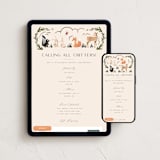 "Woodland Dreams" - Online Kids Birthday Invitations in Halo by Teju Reval - Mobile + desktop layout