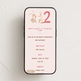 "Bunny" - Online Kids Birthday Invitations in Petal by Teju Reval - Mobile layout