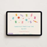 "Sweetest Party" - Online Kids Birthday Invitations in Jelly Bean by Vera Lim - Desktop layout
