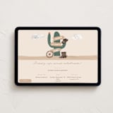"Trailblazer" - Online Kids Birthday Invitations in Sand by Jelena Vuletic - Desktop layout