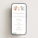 "Dragon joint celebration" - Online Kids Birthday Invitations in Mango by Ester Bernaldo de Quiros - Mobile layout