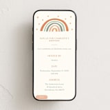 "Birthday rainbow" - Online Kids Birthday Invitations in Sunset by Ester Bernaldo de Quiros - Mobile layout