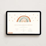 "Birthday rainbow" - Online Kids Birthday Invitations in Sunset by Ester Bernaldo de Quiros - Desktop layout