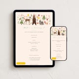 "Fun woodland celebration" - Online Kids Birthday Invitations in Sand by iamtanya - Mobile + desktop layout