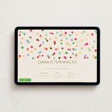 "Colorful Confetti" - Online Kids Birthday Invitations in Colorpop by Stephanie Heinrich Godbout - Desktop layout