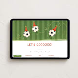 "soccer birthday" - Online Kids Birthday Invitations in Safety Orange by Kamala Nahas - Desktop layout