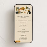 "Backyard campout" - Online Kids Birthday Invitations in Mustard by Ester Bernaldo de Quiros - Mobile layout