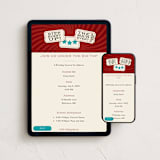 "Big Top" - Online Kids Birthday Invitations in Carnival by Sarah Hawkins Designs - Mobile + desktop layout
