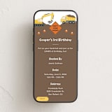 "Construction Party" - Online Kids Birthday Invitations in Bumblebee by Kacey Kendrick Wagner - Mobile layout