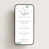 "party under the sea" - Online Kids Birthday Invitations in Leaf by Erin Deegan - Mobile layout
