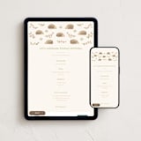 "Hedgehog kids Birthday" - Online Kids Birthday Invitations in Buttercream by Erika Catalan - Mobile + desktop layout
