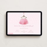 "little ballerina" - Online Kids Birthday Invitations in Carnation by Kanika Mathur - Desktop layout