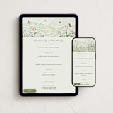 "Flutter By" - Online Kids Birthday Invitations in Meadow by Carolyn Kach - Mobile + desktop layout