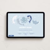 "Undersea Birthday" - Online Kids Birthday Invitations in Blueberry by Jennifer Holbrook - Desktop layout