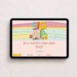 "Sigma Party" - Online Kids Birthday Invitations in Candy by Caroline Harberd - Desktop layout