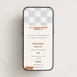 "Checkered Celebration" - Online Kids Birthday Invitations in Sky by taylorVdesign - Mobile layout
