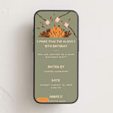 "Smore" - Online Kids Birthday Invitations in California by Claudia Orengo - Mobile layout