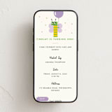 "Happy One" - Online Kids Birthday Invitations in Fig by mo kelley - Mobile layout
