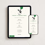 "Happy Three" - Online Kids Birthday Invitations in Forest by mo kelley - Mobile + desktop layout