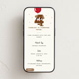 "Happy Four" - Online Kids Birthday Invitations in Crimson by mo kelley - Mobile layout