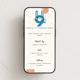 "Happy Nine" - Online Kids Birthday Invitations in Poppy by mo kelley - Mobile layout