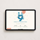 "Happy Nine" - Online Kids Birthday Invitations in Poppy by mo kelley - Desktop layout