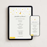 "Happy Daisies" - Online Kids Birthday Invitations in Daisy by mo kelley - Mobile + desktop layout