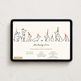 "It's Pawty Time" - Online Kids Birthday Invitations in Rainbow by mo kelley - Desktop layout