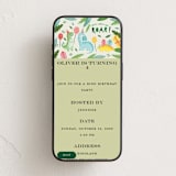 "Dinoland" - Online Kids Birthday Invitations in Olive by iamtanya - Mobile layout