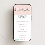 "sprinkles" - Online Kids Birthday Invitations in Petal by peetie design - Mobile layout