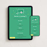 "Soccer Game" - Online Kids Birthday Invitations in Mint by Alethea and Ruth - Mobile + desktop layout