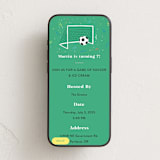 "Soccer Game" - Online Kids Birthday Invitations in Mint by Alethea and Ruth - Mobile layout
