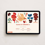 "Day in the Garden" - Online Kids Birthday Invitations in Mist by Mojca Dolinar - Desktop layout