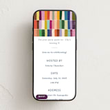 "Colorful Tiles" - Online Kids Birthday Invitations in Indigo by Sierra Lee - Mobile layout
