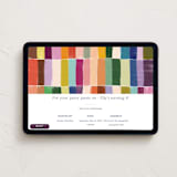 "Colorful Tiles" - Online Kids Birthday Invitations in Indigo by Sierra Lee - Desktop layout