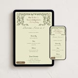 "Enchanting Roses" - Online Kids Birthday Invitations in Cream by Becky Nimoy - Mobile + desktop layout