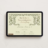 "Enchanting Roses" - Online Kids Birthday Invitations in Cream by Becky Nimoy - Desktop layout