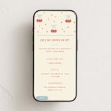 "Cherry on Top!" - Online Kids Birthday Invitations in Cream by Robert and Stella - Mobile layout