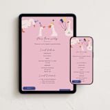 "Two Silly" - Online Kids Birthday Invitations in Orchid by Britt - Mobile + desktop layout