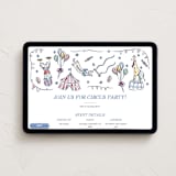"Circus Day" - Online Kids Birthday Invitations in Sky by Pati Cascino - Desktop layout