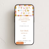 "Two Much Fun" - Online Kids Birthday Invitations in Gumdrop by Carmia Jordaan - Mobile layout